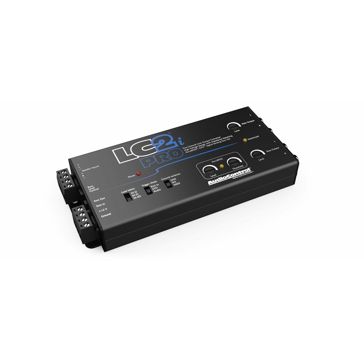 AudioControl LC2i PRO 2-Channel Line Output Convertor With Wired Remote Bass Level Control AudioControl