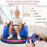 LEADZM 6V 7A.h Electric Bumper Car in Blue