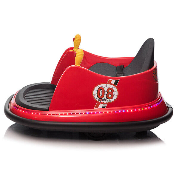 LEADZM 6V 7A.h Red Bumper Car - Exciting Fun for Kids!