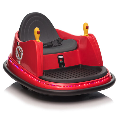 LEADZM 6V 7A.h Red Bumper Car - Exciting Ride for Kids!
