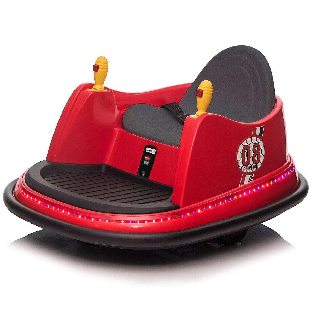 LEADZM 6V 7A.h Red Bumper Car - Exciting Ride for Kids!