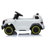 Leadzm 6V Electric Ride-On Truck for Kids with Remote Control, LED Lights, and Seat Belt