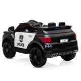 LEADZM JC002 Electric Police Ride-On Car for Kids with 2.4G Remote Control