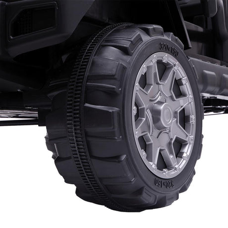 Leadzm LZ-12 12V Kids Ride on Car Toy with Remote Control - Black