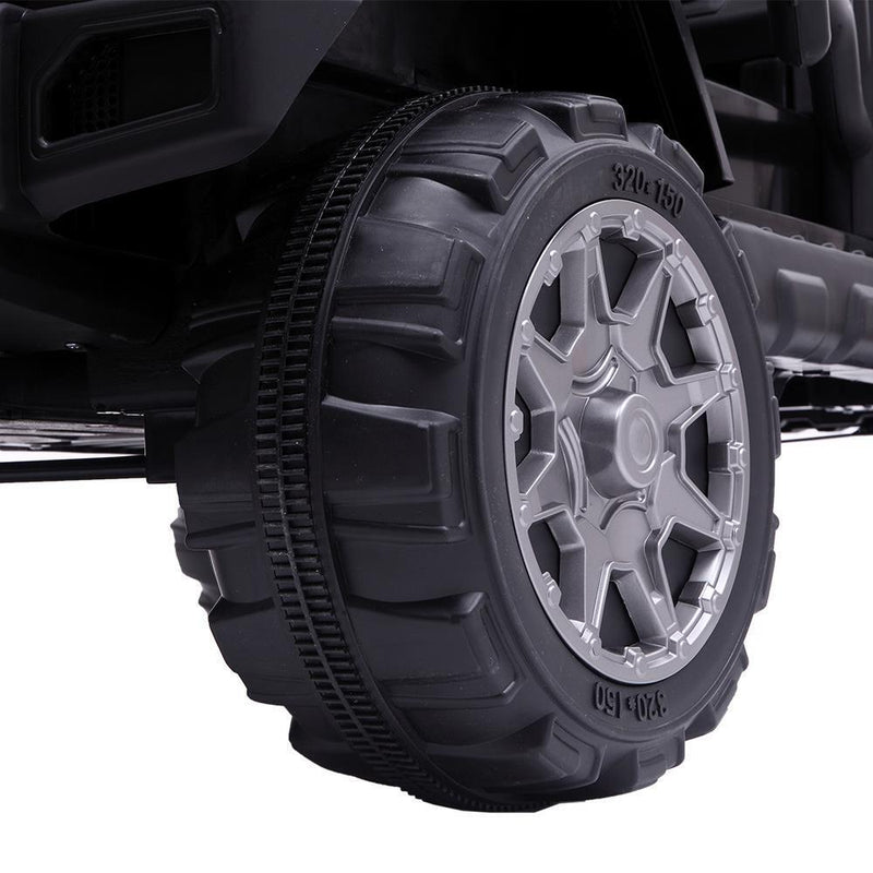 Leadzm LZ-12 12V Kids Ride on Car Toy with Remote Control - Black