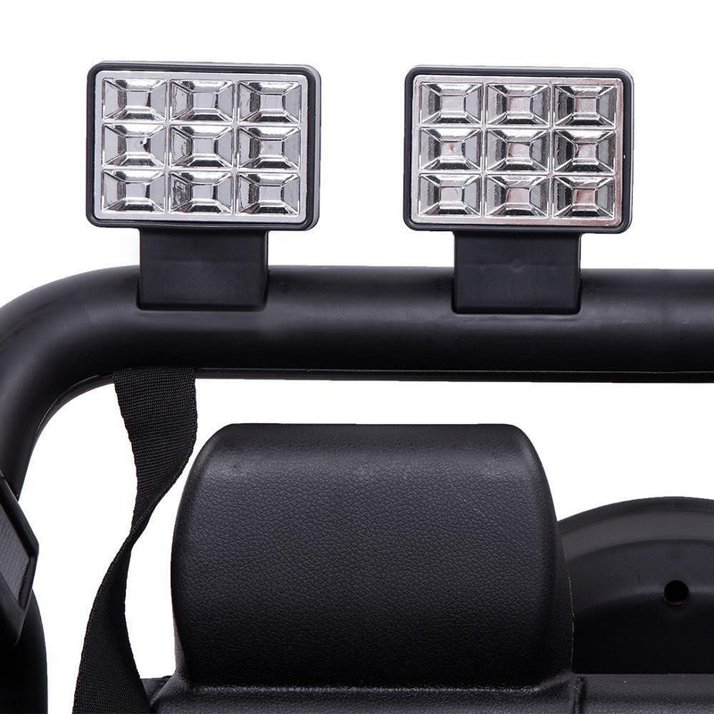 Leadzm LZ-12 12V Kids Ride on Car Toy with Remote Control - Black