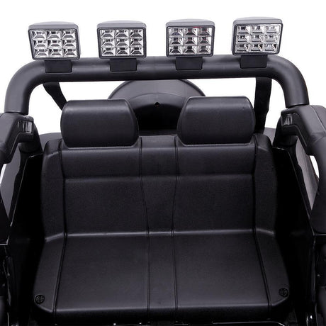 Leadzm LZ-12 12V Kids Ride on Car Toy with Remote Control - Black