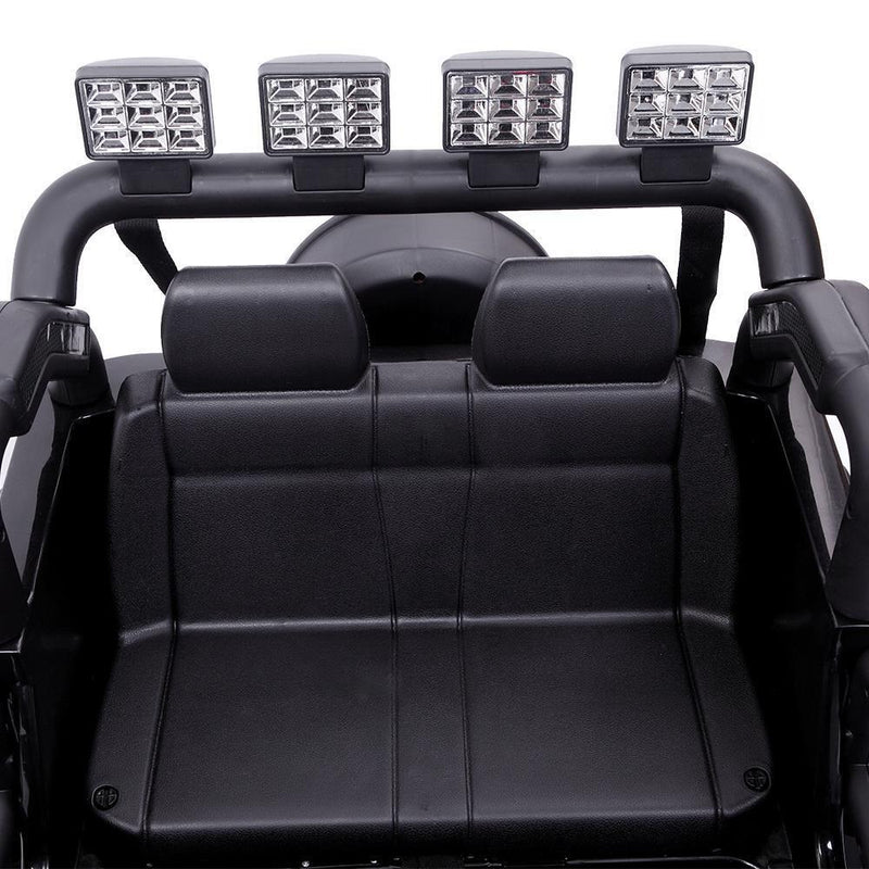 Leadzm LZ-12 12V Kids Ride on Car Toy with Remote Control - Black