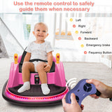 LEADZM Pink Bumper Car - 6V 7A.h Battery Powered