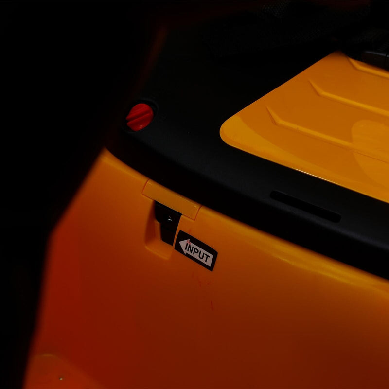 LED-Equipped Electric Forklift Toy with Battery-Powered Lifting Rod