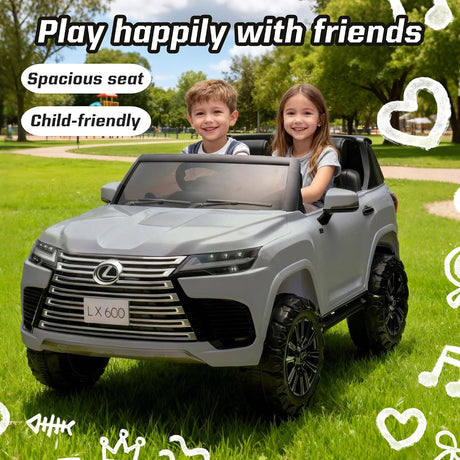 Lexus 2 Seater Ride On Car For Children W/Magic Cars® Parental Control MagicCars