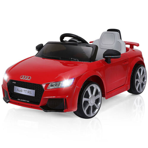 Licensed 12V Audi TT RS Electric Ride-On Car with Remote Control and MP3 Player for Kids
