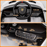 12V Licensed Lamborghini 2-Seater Ride On Car for Kids - Electric Vehicle Toy Gift