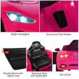 Licensed 12V Maserati GranCabrio Kids Ride-On Car with Lights and Remote Control