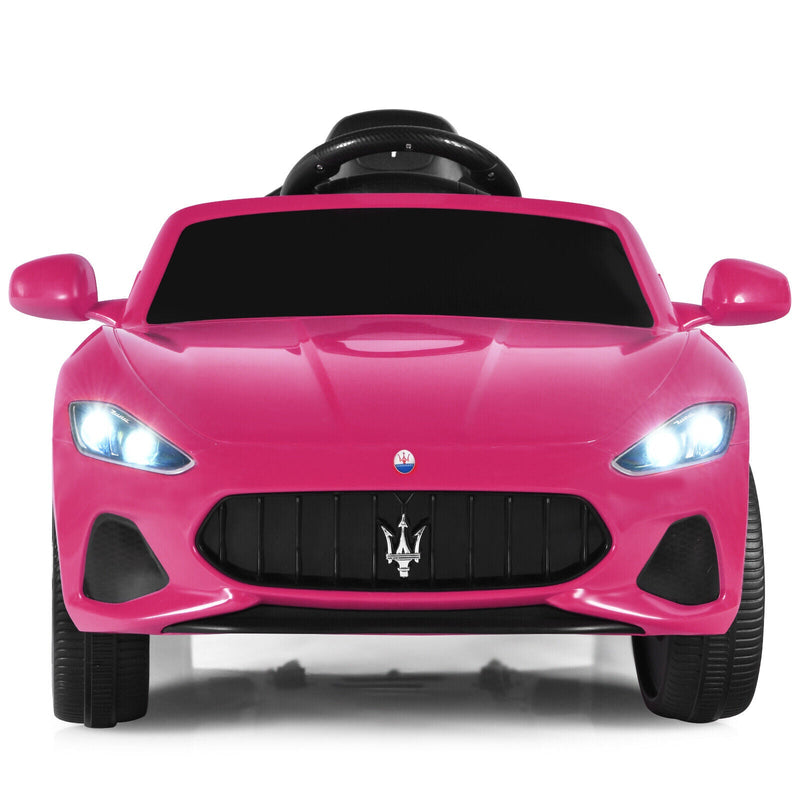 Licensed 12V Maserati GranCabrio Kids Ride-On Car with Lights and Remote Control