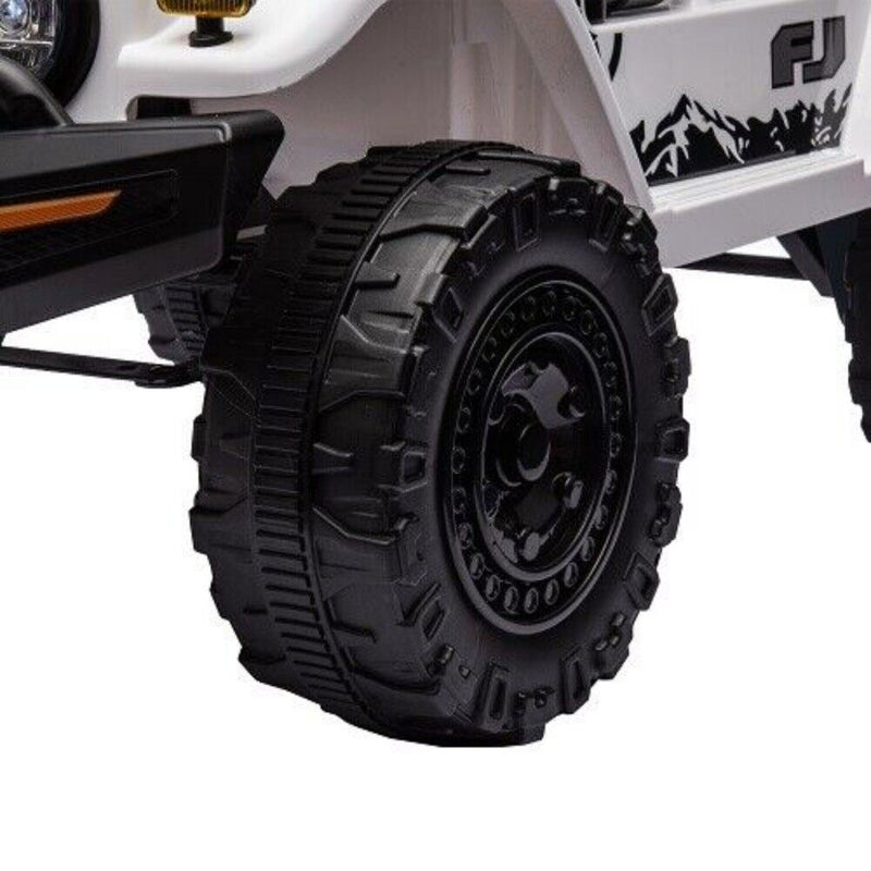 Licensed 12V Toyota FJ Cruiser Electric Ride-On Car for Kids with Remote Control and LED Lights