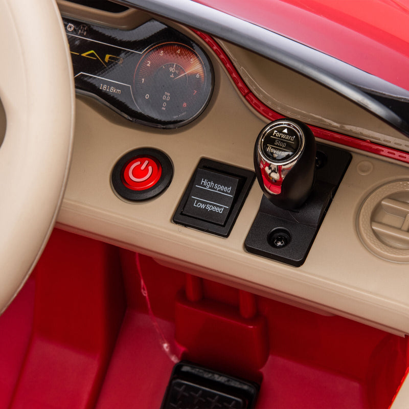 Licensed 2.4G Kids Ride On Car with 3 Speeds - Electric 12V Bentley Red