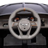 Licensed Bentley 2.4G RC Kids Ride On Car with 3 Speeds - Electric 12V 7A in Sleek Black