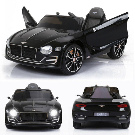 12V Bentley Style Kids Ride On Electric Toy Car with Remote Control and LED Lights