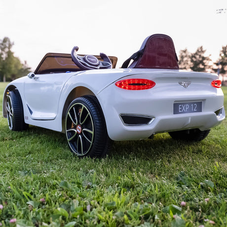 Bentley Style 12V Electric Ride-On Car with Remote Control and LED Lights for Kids