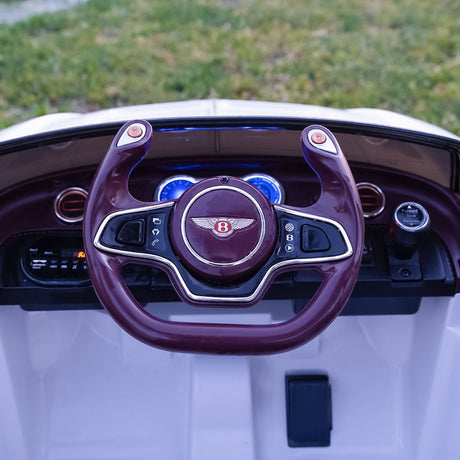 Licensed Bentley Kids Ride-On Car with Remote Control - Battery Powered Electric Toy