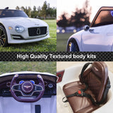 Licensed Bentley Kids Ride-On Car with Remote Control - Battery Powered Electric Toy