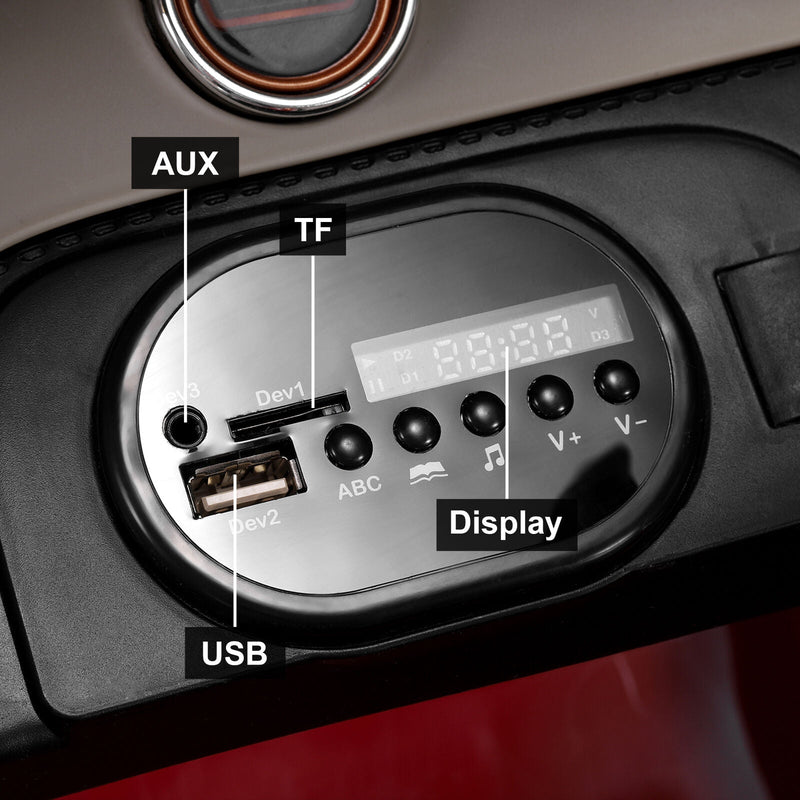 Bentley Style 12V Electric Ride-On Car with Remote Control and LED Lights for Kids