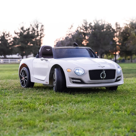 Licensed Bentley Style 12V Electric Ride On Car for Kids with Remote Control - Perfect Gift!