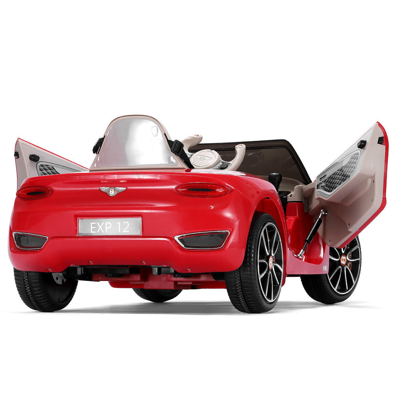 12V Licensed Bentley Electric Kids Ride On Car with Remote Control - Suitable for Ages 3-8 Years