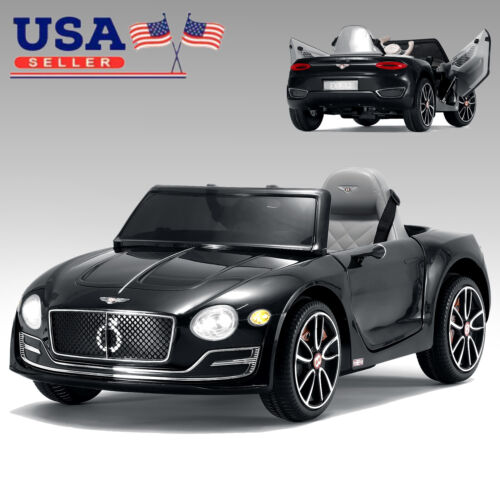 Licensed Bentley Style 12V Electric Ride-On Car for Kids with Remote Control and MP3 Player - Perfect Gift for Kids
