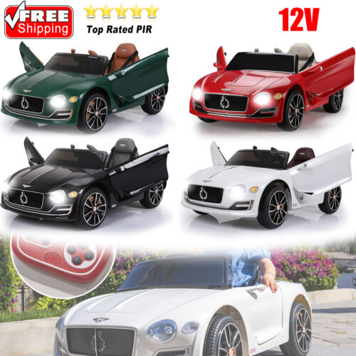 Licensed Bentley Style Electric Ride-On Car for Kids with Remote Control - 12V