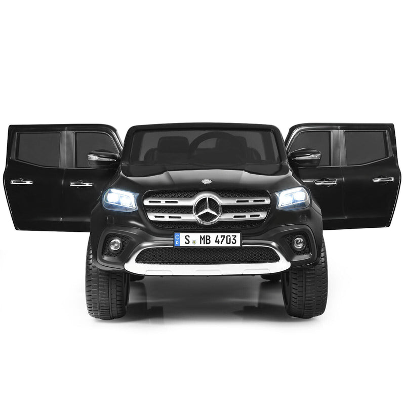 Licensed Benz Electric Ride-On Car for Kids - 2 Seater Toy Vehicle