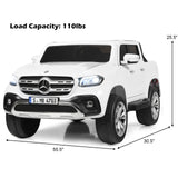 Licensed Benz Electric Ride-On Car for Kids - 2 Seater Toy Vehicle