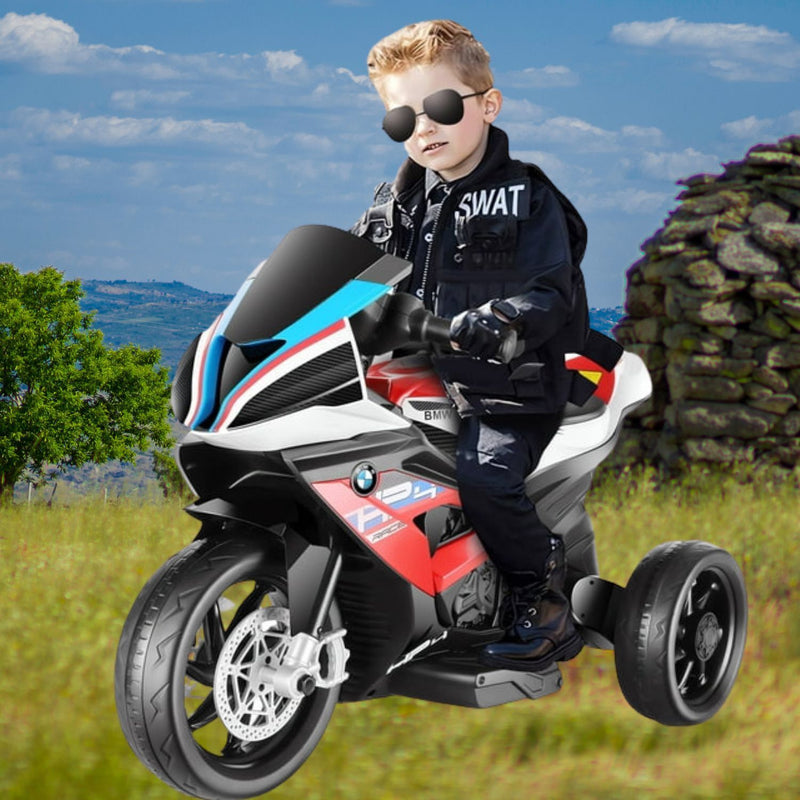 Licensed BMW 12V Battery Powered Electric Ride-On Motorcycle for Kids