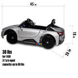 Licensed BMW 12V RC Ride-On Coupe for Kids with MP3 Player - Available in Multiple Colors