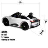Licensed BMW 12V RC Ride-On Coupe for Kids with MP3 Player - Available in Multiple Colors