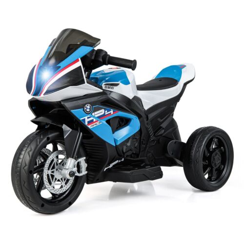Licensed BMW 3-Wheel Electric Ride-On Motorcycle for Kids with Light and Music