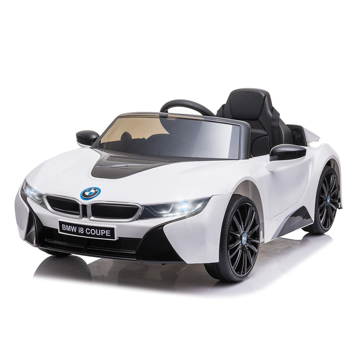 Licensed BMW I8 Electric Ride-On Car for Kids with Remote Control - 12V