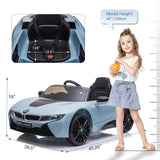Licensed BMW i8 Electric Ride-On Car for Kids with Remote Control - 12V Powered Vehicle