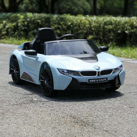 Licensed BMW i8 Electric Ride-On Car for Kids with Remote Control - 12V Powered Vehicle