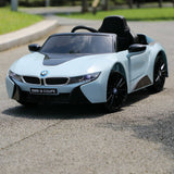 Licensed BMW i8 Electric Ride-On Car for Kids with Remote Control - 12V Powered Vehicle