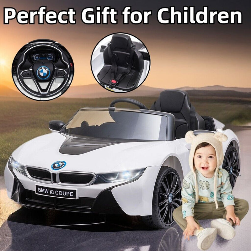 Licensed BMW I8 Electric Ride-On Car for Kids with Remote Control - Brand New!