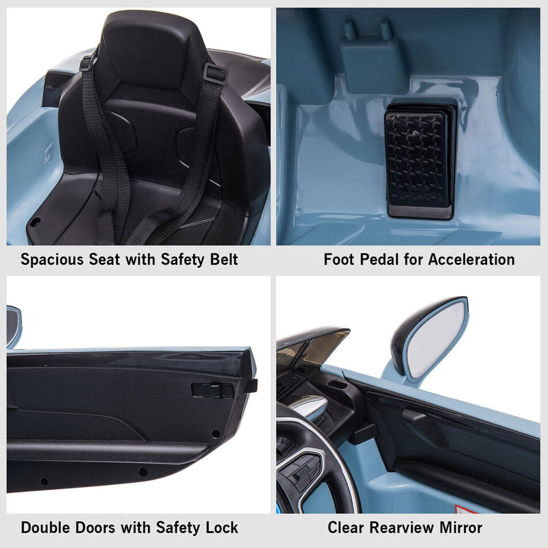 Licensed BMW I8 Electric Ride-On Car for Kids with Remote Control - 12V Toy Vehicle