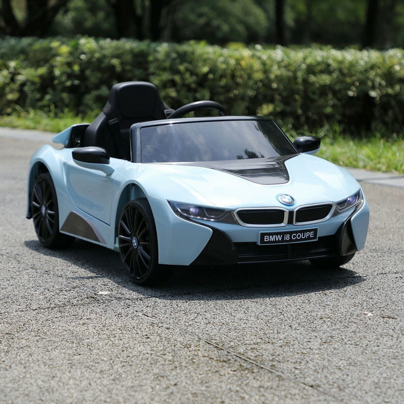 Licensed BMW i8 Style 12V Electric Ride-On Car for Kids with Remote Control, MP3 Player, and LED Lights