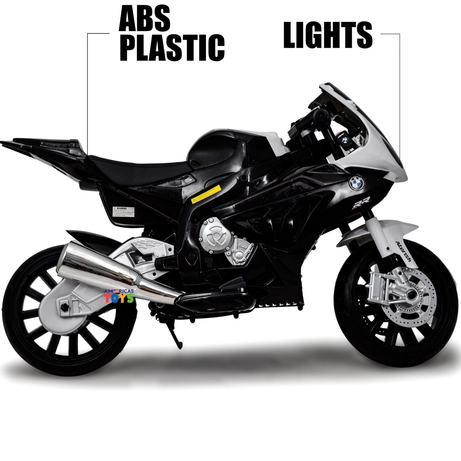 Licensed BMW Kids Motorcycle with MP3 Player and EVA Wheels - Available in Multiple Colors