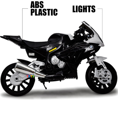 Licensed BMW Kids Motorcycle with MP3 Player and EVA Wheels - Available in Multiple Colors