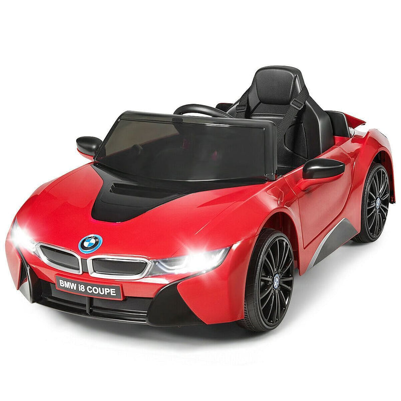 Licensed BMW Kids Ride On Car with Remote Control in Red - 12V Power