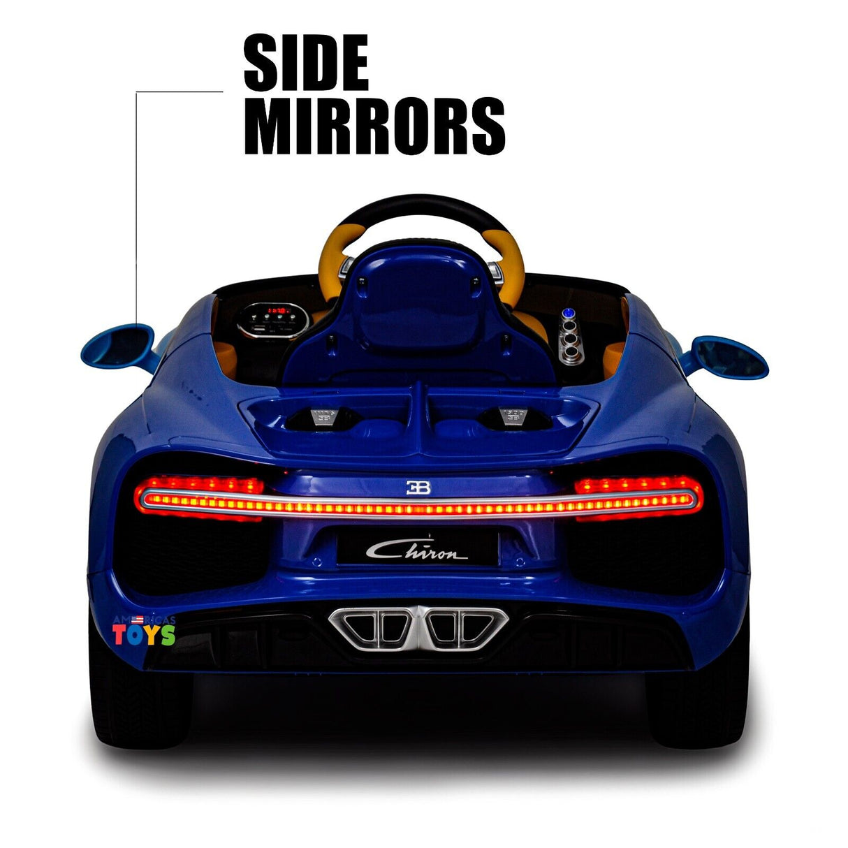 Licensed Bugatti R/C Car with Music, Leather Seat, and Multiple Color Options