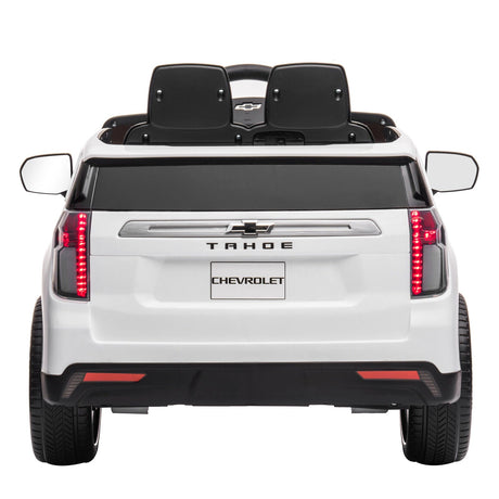 Licensed Chevrolet Silverado GMC 12V Ride-On Car Truck for Kids - White