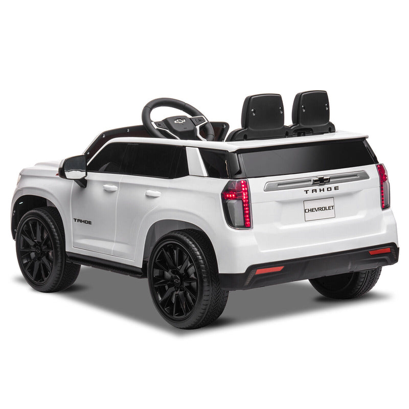 Licensed Chevrolet Silverado GMC 12V Ride-On Car Truck for Kids - White